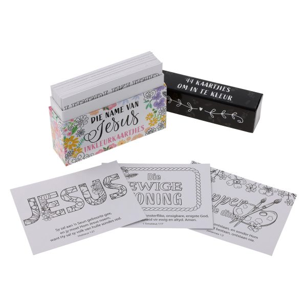 Die Name van Jesus Afrikaans Coloring Boxed Cards - Image 18