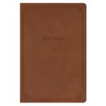 NASB Brown Imitation Leather Value Edition Thinline Bible Large Print - Image 3