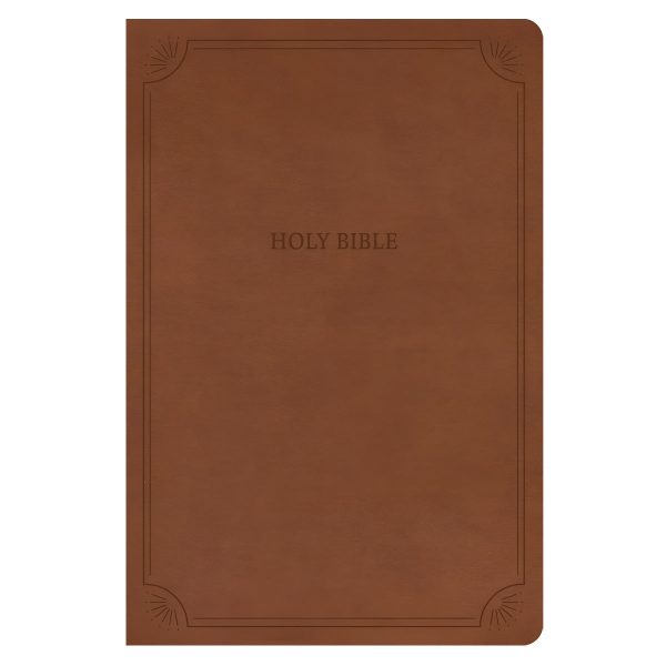 NASB Brown Imitation Leather Value Edition Thinline Bible Large Print - Image 3
