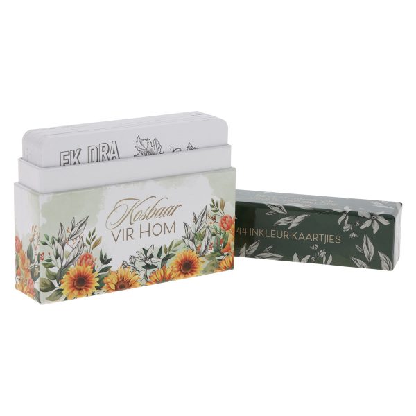 Kosbaar vir Hom: Bevestigings vir Vroue van Geloof Afrikaans Coloring Boxed Cards - Image 16