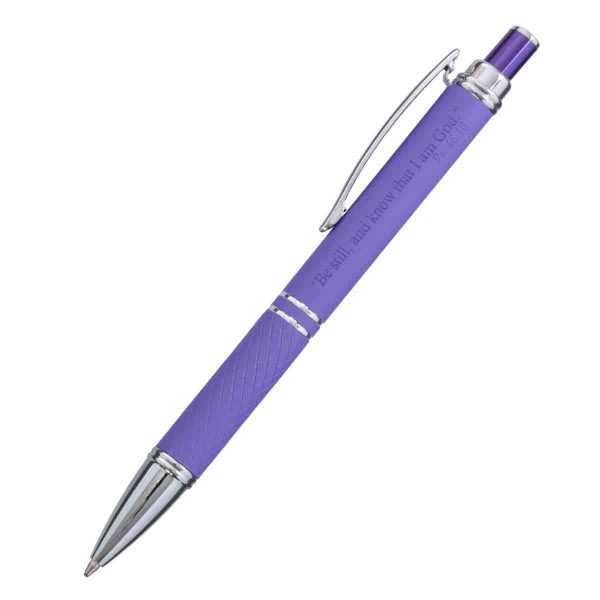 Psalm 46:10 Be Still And Know Purple (Metal Pen In Tube) - Image 15