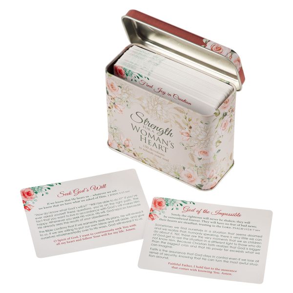 Strength For A Woman's Heart Cards In Tin - Image 19