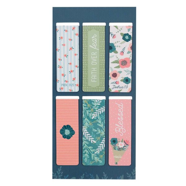 Floral Garden Magnetic Bookmarks Set Of 6 - Image 11