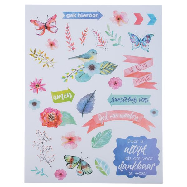 Drie Plakker Bladsye (Set Of 3)(Journaling Stickers) - Image 14