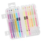 Veritas Twelve Piece Pink Label Assorted Coloring Gel Pen Set - Image 11