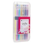 Veritas Twelve Piece Pink Label Assorted Coloring Gel Pen Set - Image 12