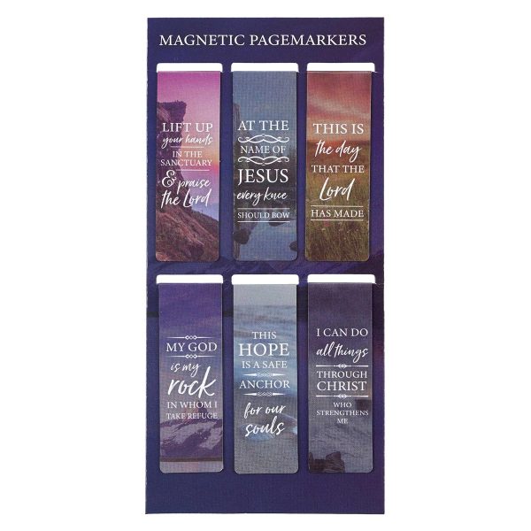 Lift Up Your Hands Magnetic Bookmarks Set Of 6 - Psalm 134:2 - Image 10