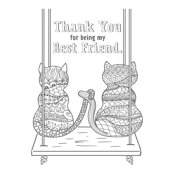 Thank You Coloring Book For Girls (Paperback) - Image 18