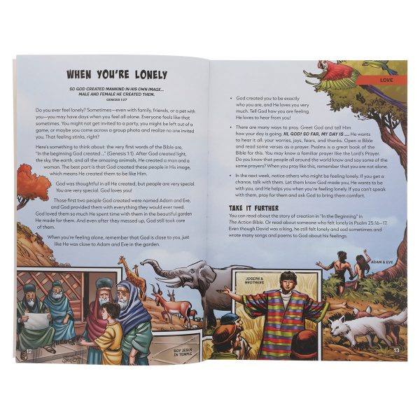 The Action Bible Anytime Devotions: 90 Ways to Help Kids Connect with God Anytime, Anywhere PB - Image 18