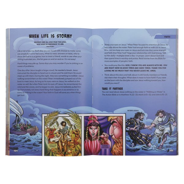 The Action Bible Anytime Devotions: 90 Ways to Help Kids Connect with God Anytime, Anywhere PB - Image 20