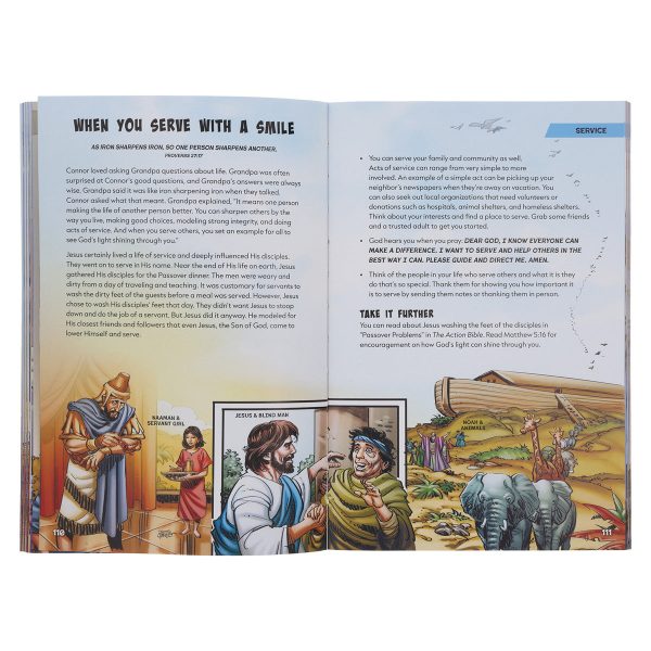 The Action Bible Anytime Devotions: 90 Ways to Help Kids Connect with God Anytime, Anywhere PB - Image 21