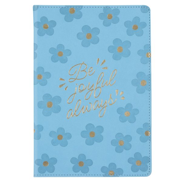 Be Joyful Always Faux Leather Journal - Image 4