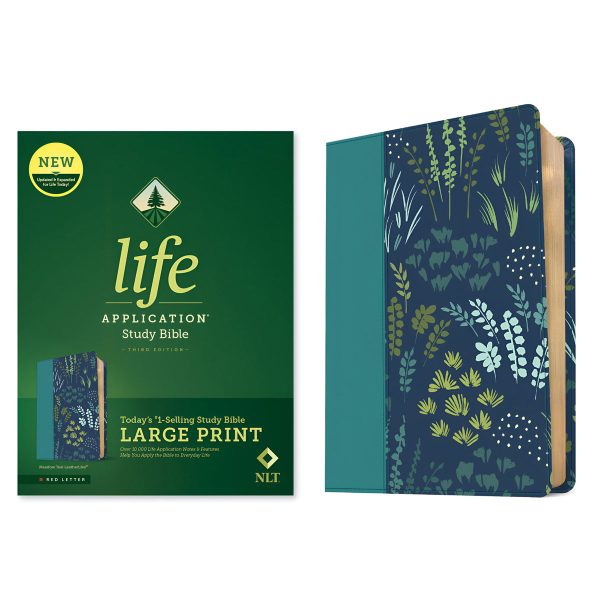 NLT Meadow Teal Leaf Imitation Leather 3rd Edition Life Application Study Bible Large Print - Image 12