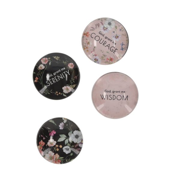 Serenity Prayer Four-Piece Glass Magnetic Set - Image 12