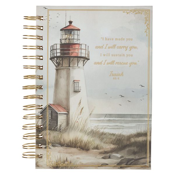 I Have Made You and I Will Carry You Large Hardcover Wirebound Journal - Image 4