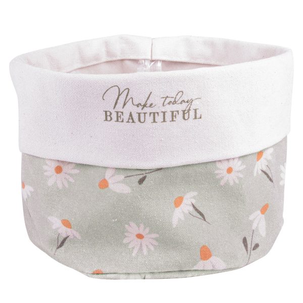 Make Today Beautiful Canvas Planter Cover - Image 7