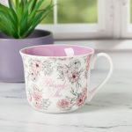 Blessed is She Ceramic Mug with Purple Interior - Image 12