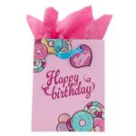 Rejoice in the Lord Always - Happy Birthday Medium Gift Bag with Gift Tag - Image 10