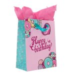 Rejoice in the Lord Always - Happy Birthday Medium Gift Bag with Gift Tag - Image 12
