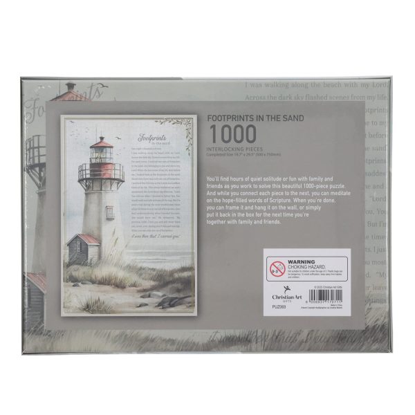 Footprints 1000 Piece Cardboard Puzzle - Image 11