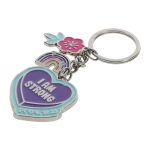 I Am Strong Metal Key Ring with Charm - Image 15