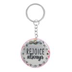 Rejoice Always Metal Key Ring - Image 15