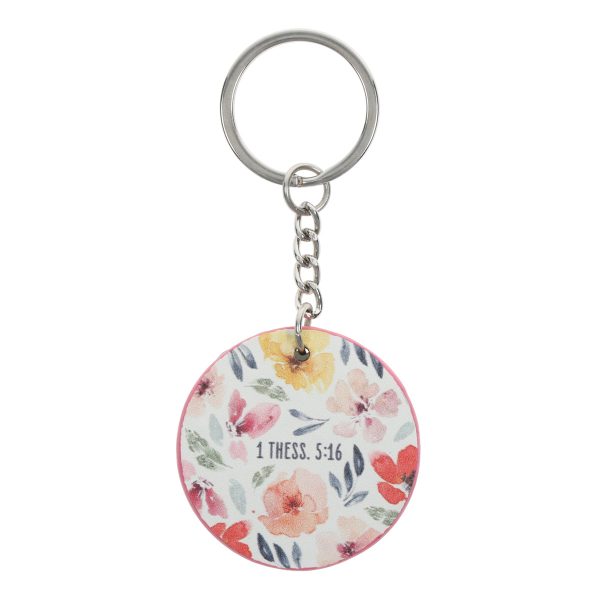 Rejoice Always Metal Key Ring - Image 16