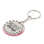 Rejoice Always Metal Key Ring - Image 17