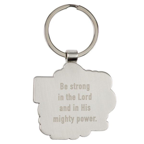 Be Strong in the Lord Metal Key Ring - Image 8