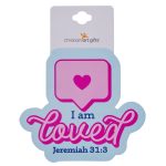 I Am Loved Sticker - Image 4