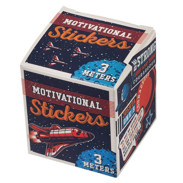Strong and Courageous Motivational Sticker Roll - Image 7
