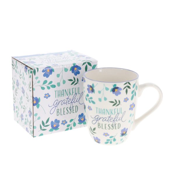 Thankful Grateful Blessed Ceramic Mug - Image 10