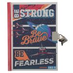 Be Strong, Be Brave, Be Fearless Hardcover Secret Diary with a Lock & Key - Image 4