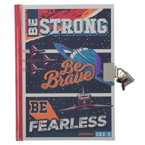 Be Strong, Be Brave, Be Fearless Hardcover Secret Diary with a Lock & Key - Image 4