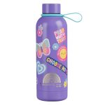 Wonderfully Made Purple Stainless Steel Water Bottle with Decorative Sticker Sheet - Image 18