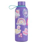 Wonderfully Made Purple Stainless Steel Water Bottle with Decorative Sticker Sheet - Image 19