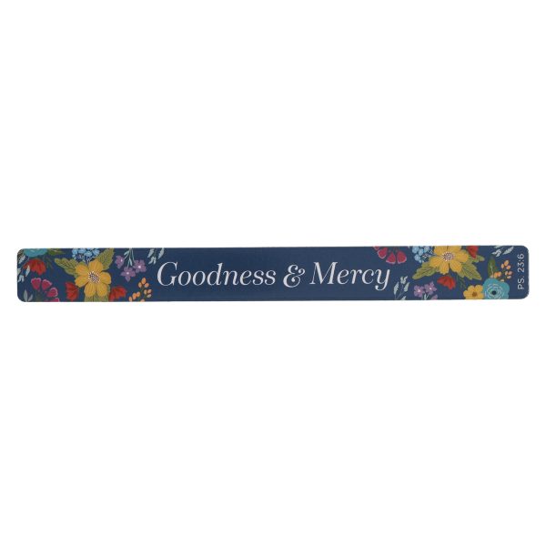 Goodness & Mercy Floral Blue Magnetic Strip - Image 7