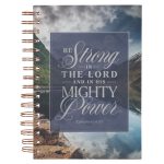 Be Strong in the Lord and His Mighty Power Large Wirebound Journal - Image 4