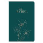 NLV Olyfgroen Met Goue Blomme Kunsleer Standaard Bybel Met Duimgrepe - Image 4
