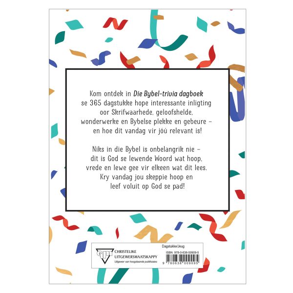 Die Bybel-Trivia Dagboek: 365 Dagstukke vir ’n Dag Vol Lig en Vreugde SB - Image 8