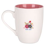 Be Joyful in Hope Pink Interior Ceramic Mug - Image 7