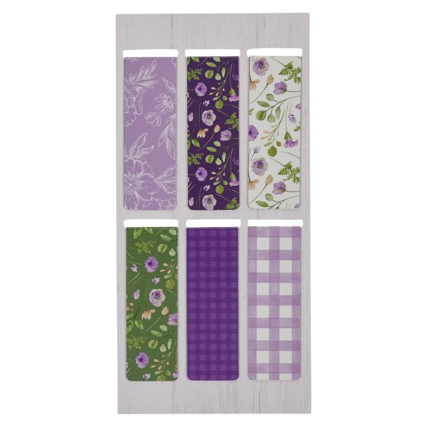 Blessed Blooming Flowers Six-Piece Magnetic Bookmark Set - Image 7