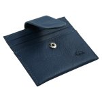 Genuine African Leather Blue Wallet With Clip Closure - Image 20