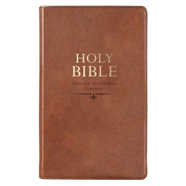 ESV Tan Brown Faux Leather Standard Bible - Image 4