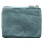 Genuine African Leather Midnight Blue Small Coin Purse - Image 13
