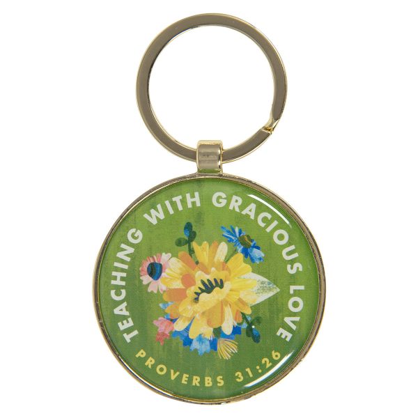 Teaching With Gracious Love Metal Key Ring - Image 6