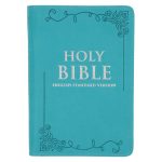 ESV Teal Faux Leather Compact Bible with Zip - Image 22