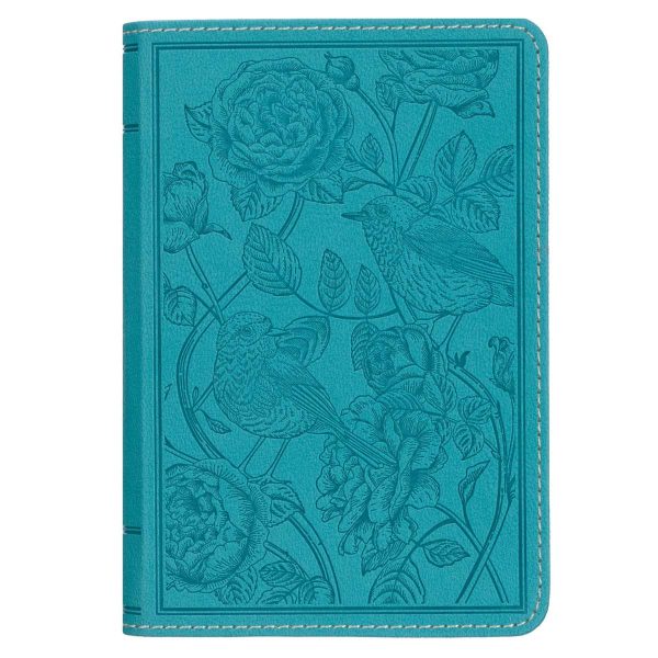 KJV Teal Faux Leather Compact Bible with Zip - Image 4