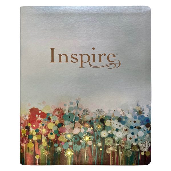 NLT Floral Fields Faux Leather Inspire Large Print Filament-Enabled Bible - Image 19