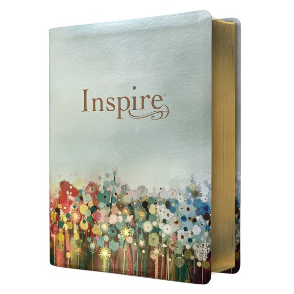 NLT Floral Fields Faux Leather Inspire Large Print Filament-Enabled Bible - Image 21